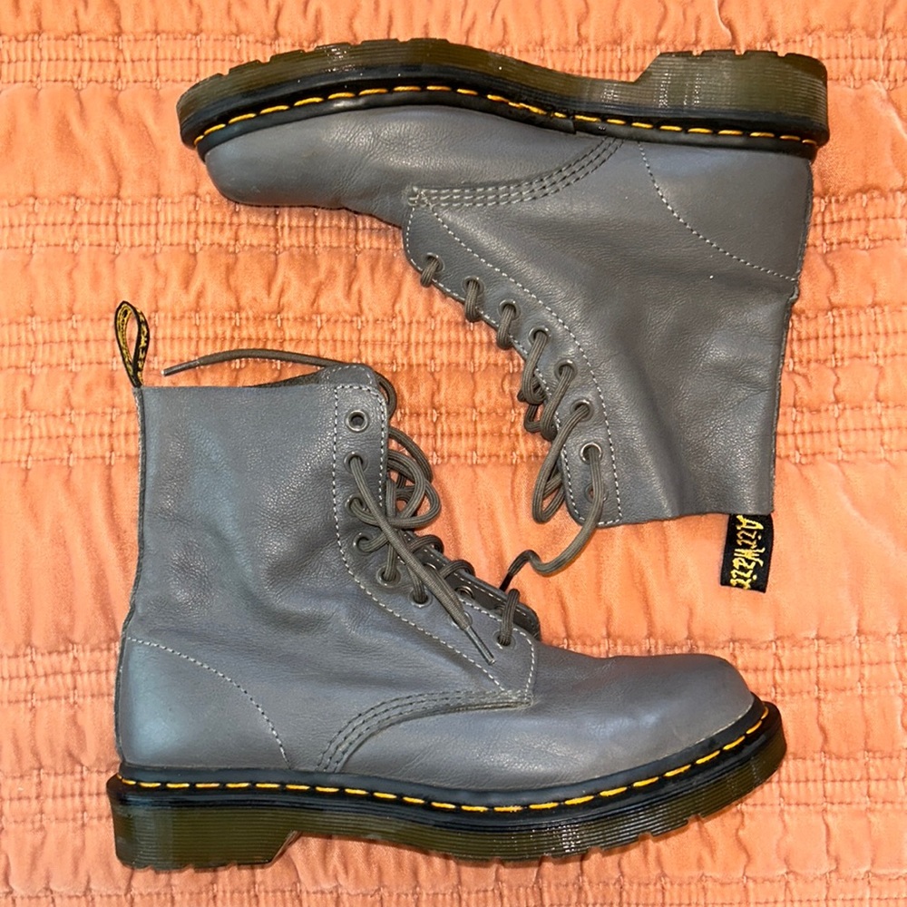 Gray size 8 Dr Martens